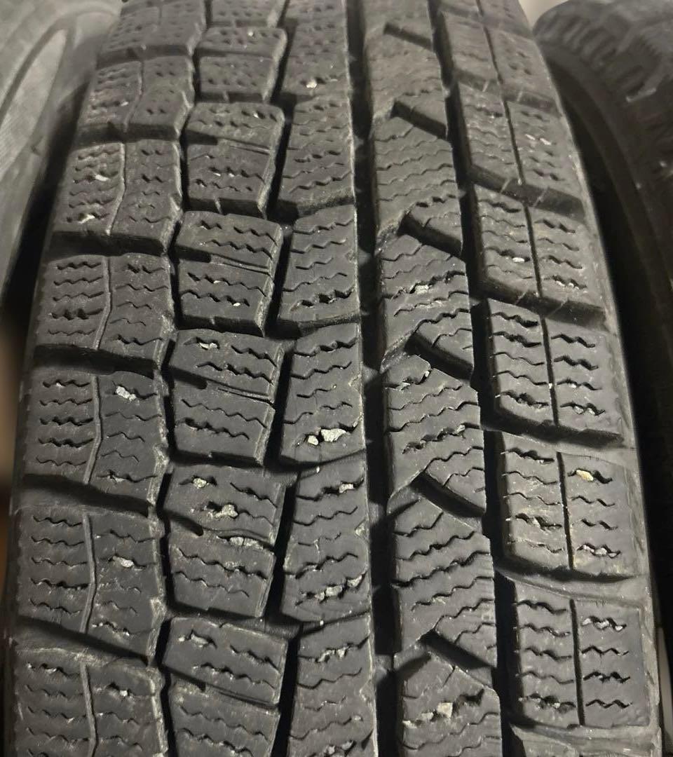 送料無料！155/65R14バリ溝ダンロップスタッドレスタイヤWM02 4本