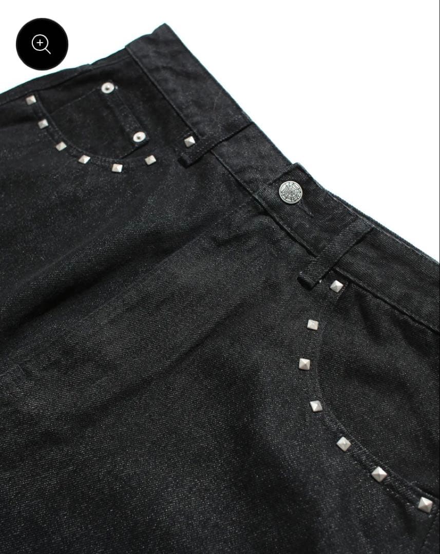 NOREMID GIRL RIGID DENIM ブラック