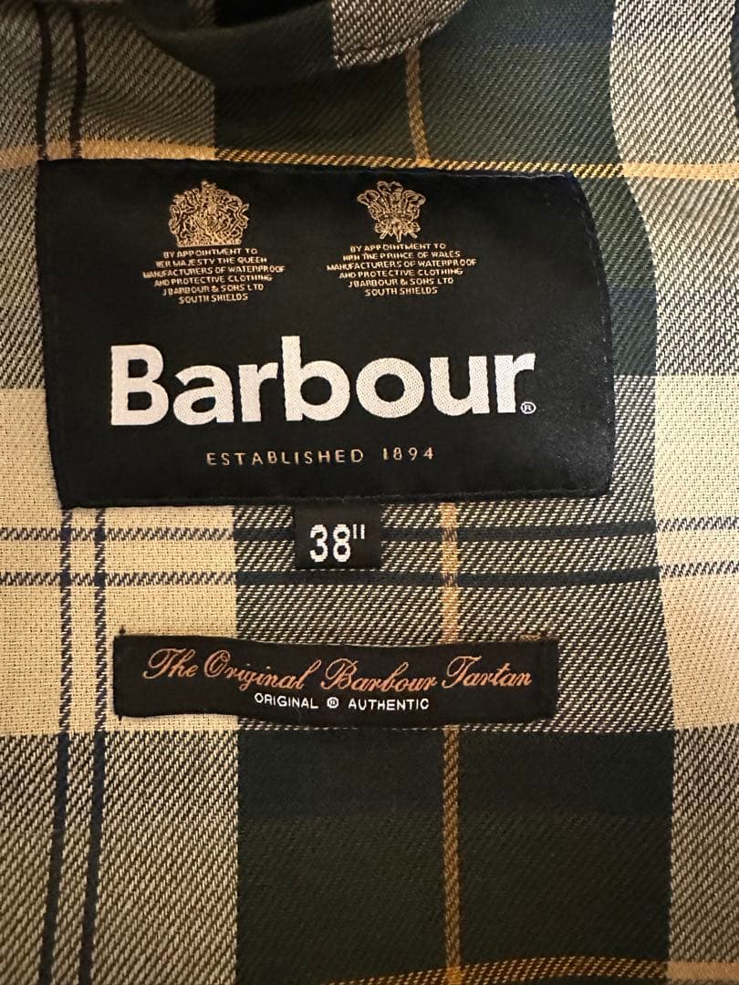 Barbour ゲームフェア シップス別注 38 オリーブ