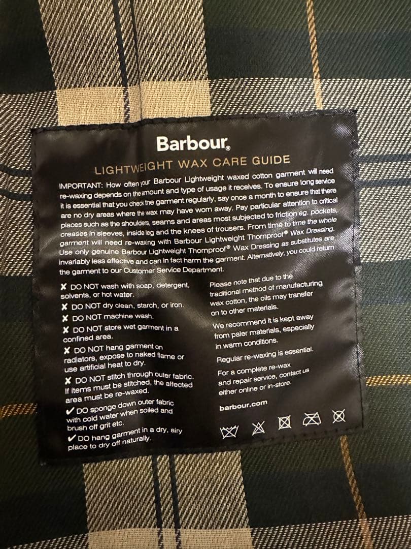 Barbour ゲームフェア シップス別注 38 オリーブ