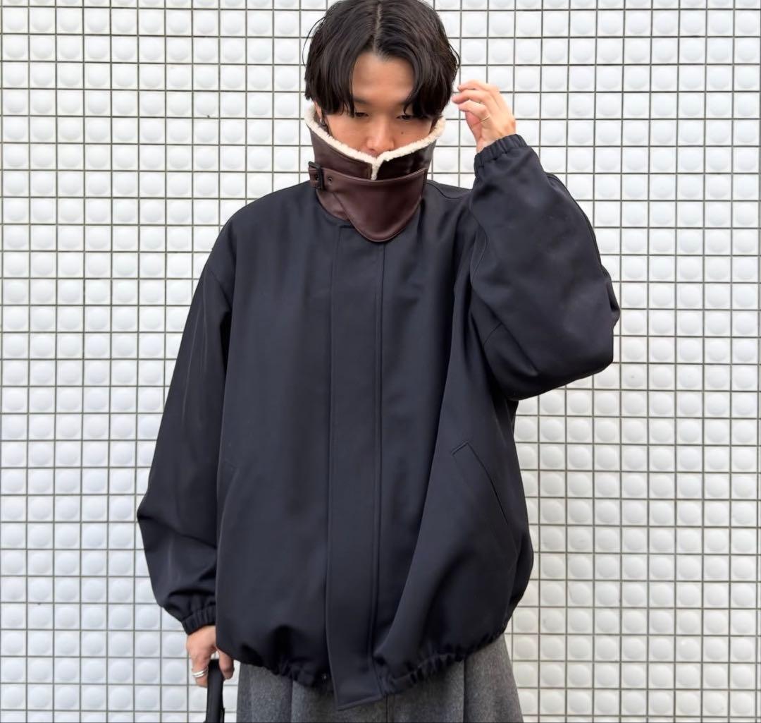 ssstein MOUTON COLLAR PADDED JACKET Sサイズ