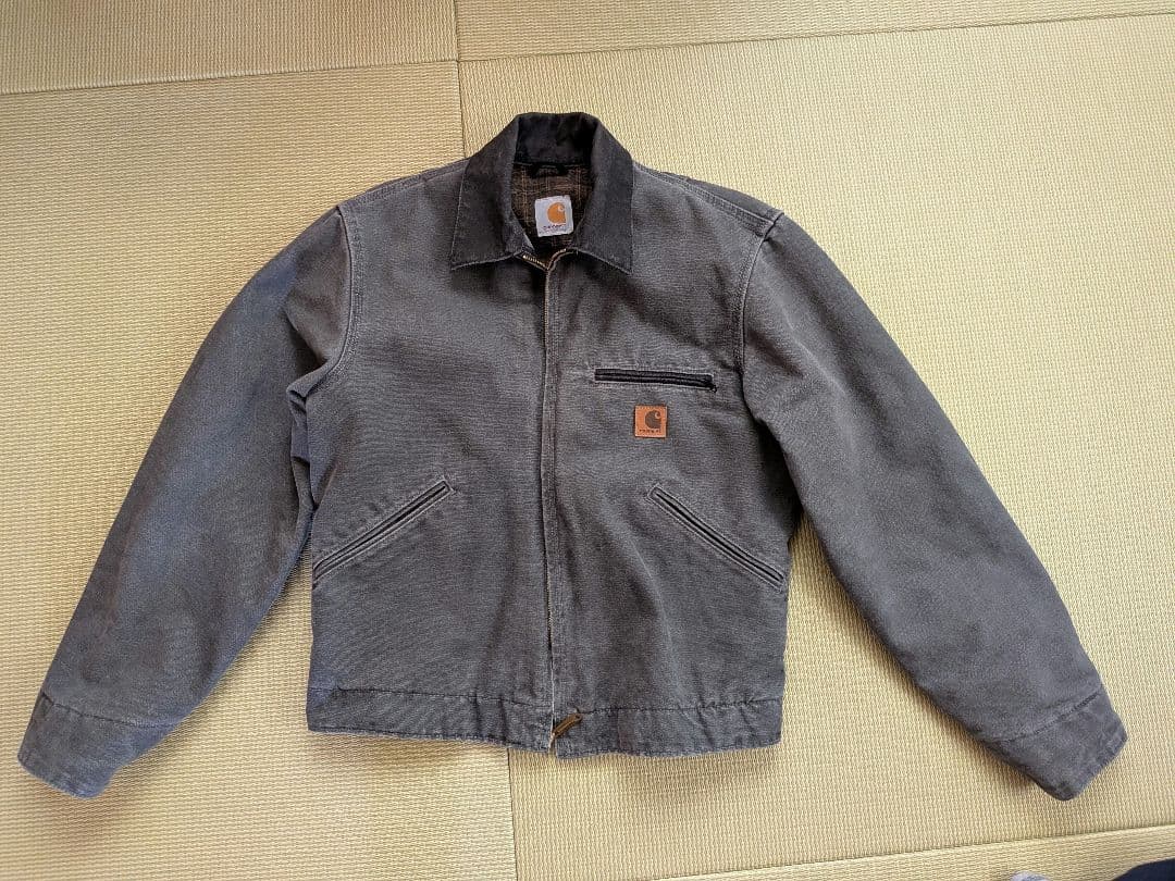 Carhartt カーハートデトロイトジャケットJ97グレー　S