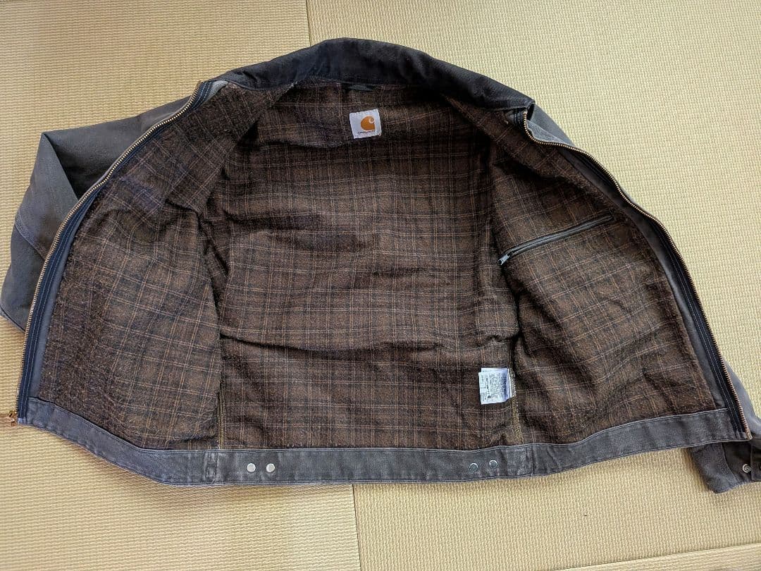Carhartt カーハートデトロイトジャケットJ97グレー　S