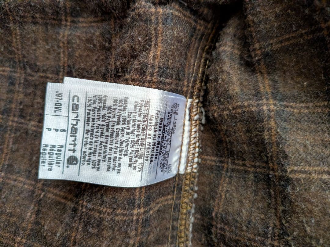 Carhartt カーハートデトロイトジャケットJ97グレー　S