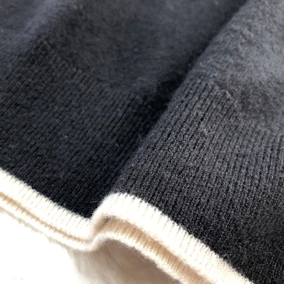 ローレンラルフローレン*カシミヤ100%　長袖セーター　ロゴ　ブラック
