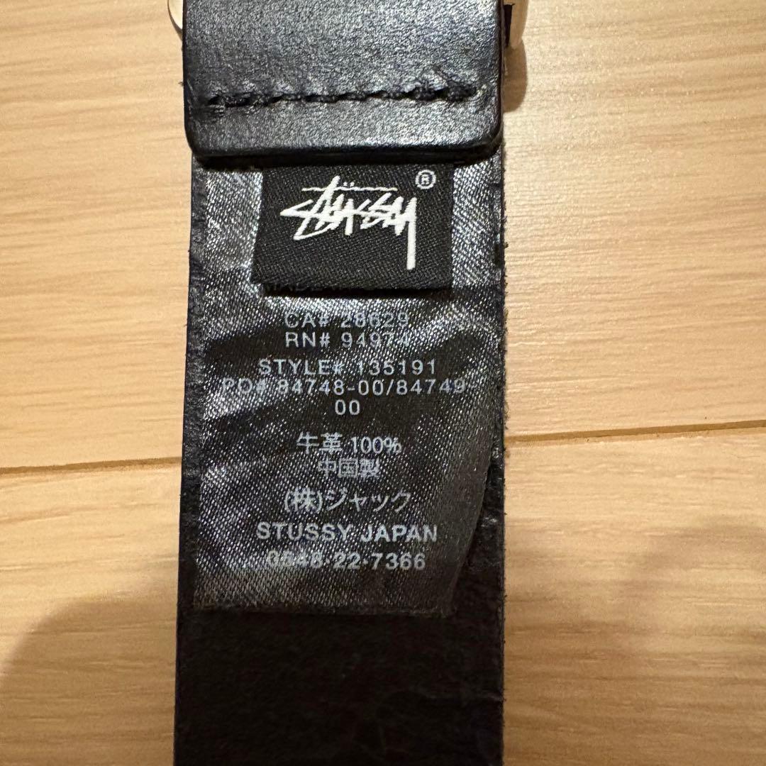 STUSSY L S TIP BELT Black 黒 ベルト 正規品