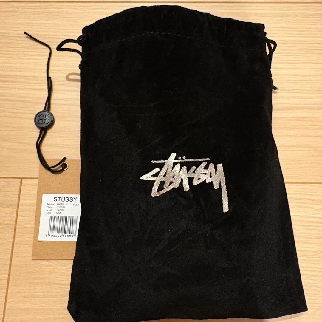 STUSSY L S TIP BELT Black 黒 ベルト 正規品