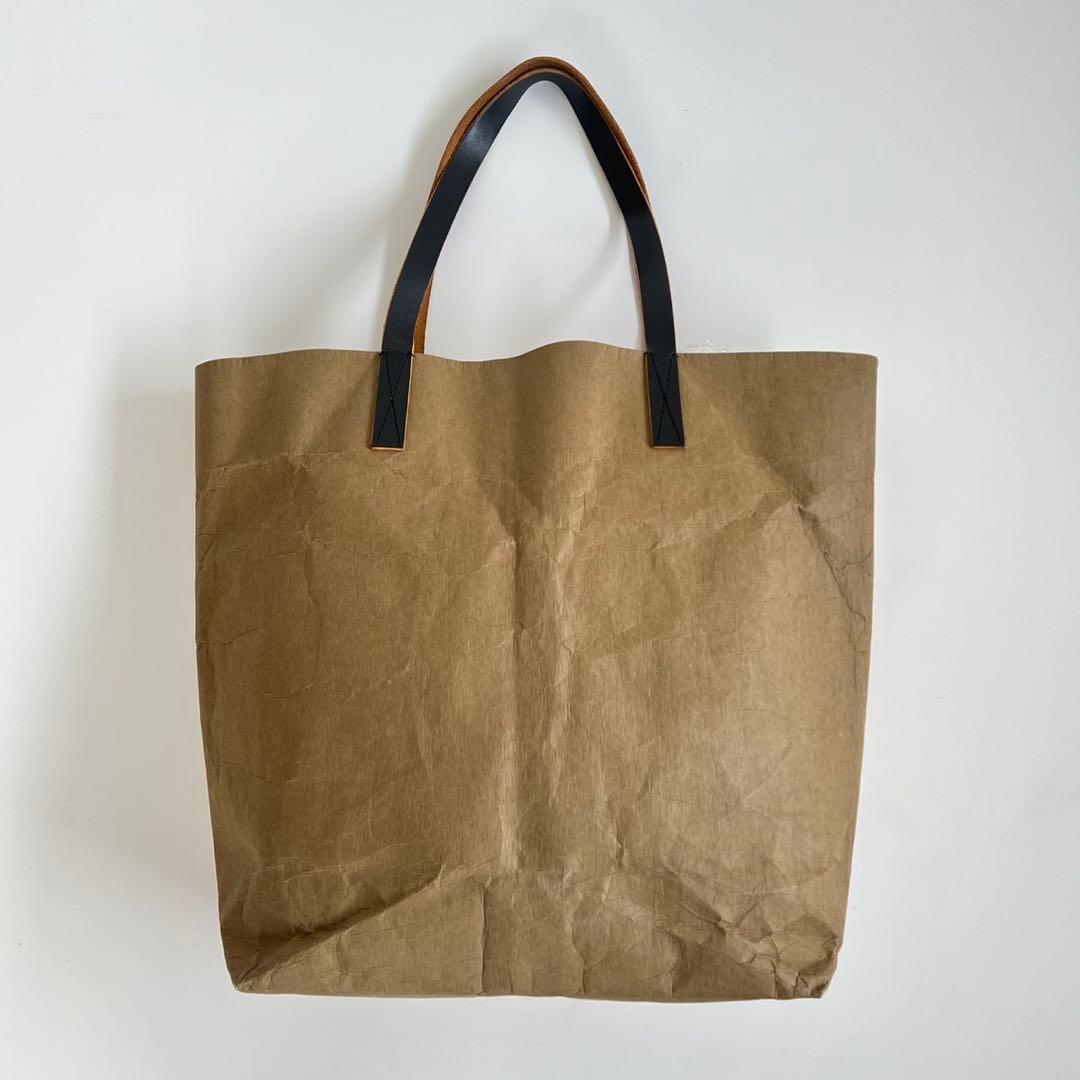 バッグ MARNI CELLULOSE PAPER SHOPPING TOTE BAG