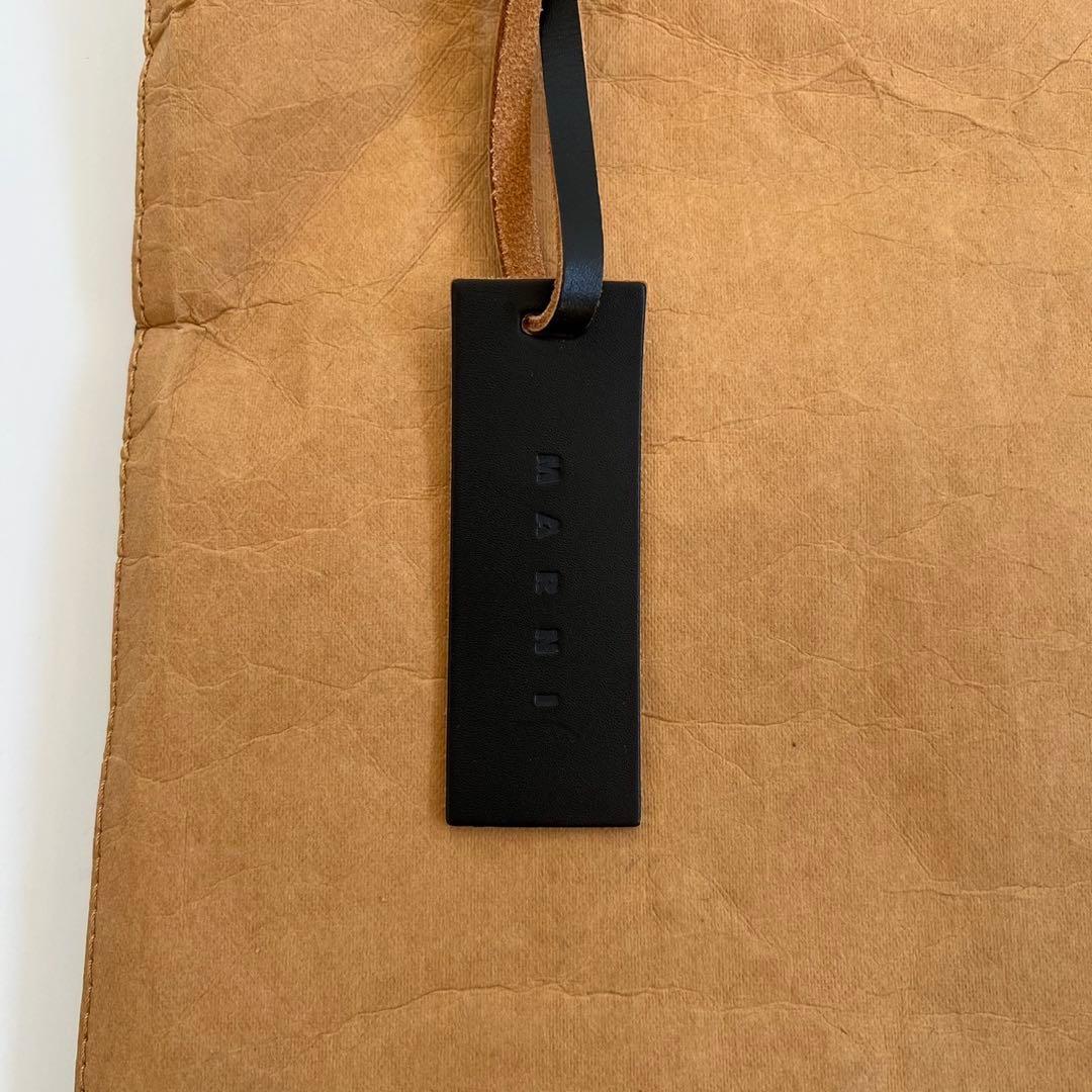 バッグ MARNI CELLULOSE PAPER SHOPPING TOTE BAG