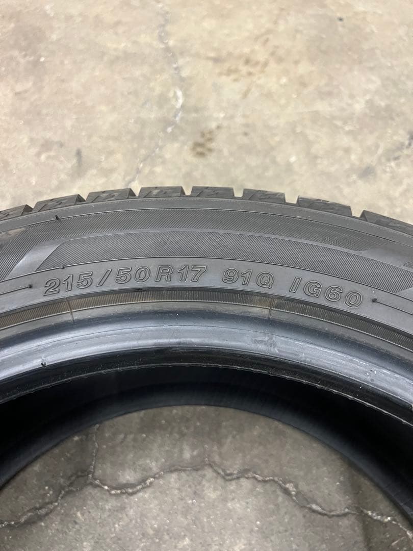 215/50R17 ヨコハマ IG60 2022年製 4本 スタッドレス