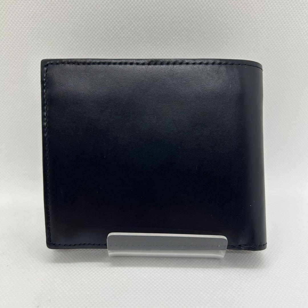 【極美品】ポールスミス 二つ折り財布 レザー 小銭入れ付き マルチストライプ