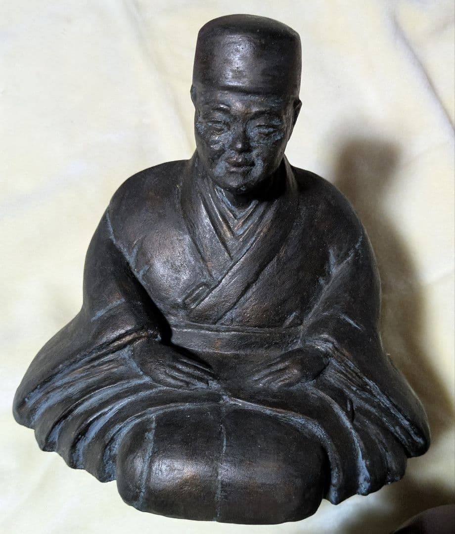 千利休之像　茶道　置物　骨董【レア】