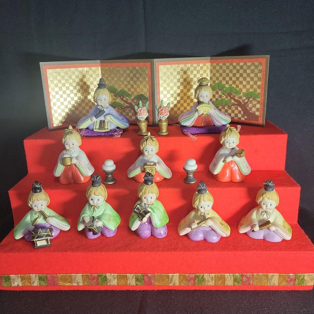 雛人形セット 和collection　陶器製　伝統的デザイン
