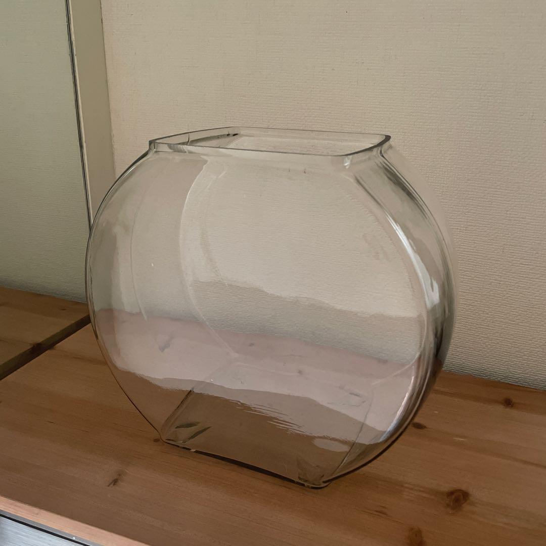 ガラス　金魚鉢　昭和レトロ