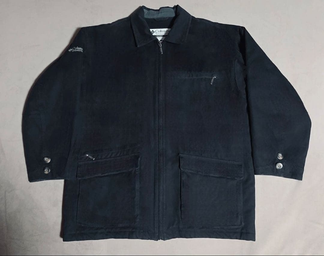 新品04’sコロンビアcolombiaブルゾンボア付きコート黒metroflow