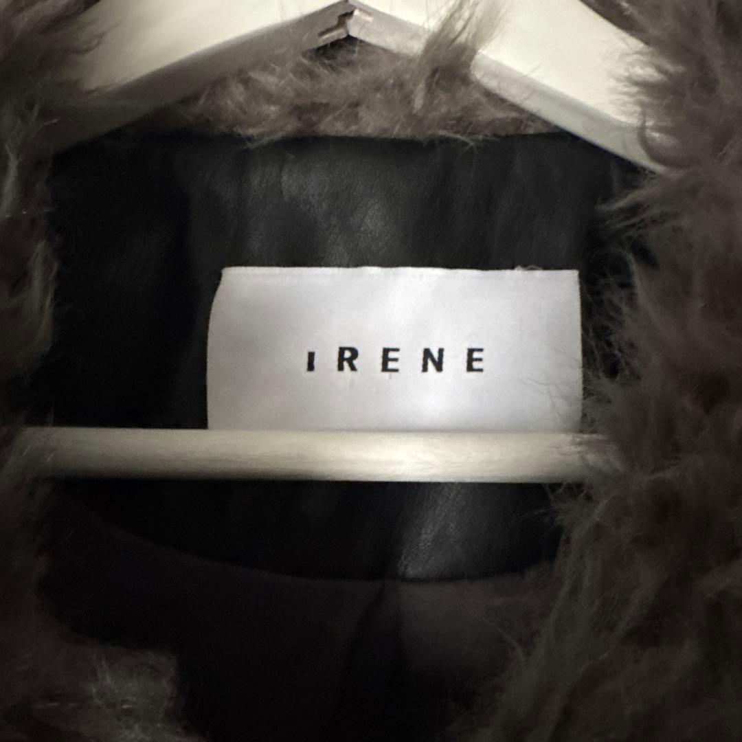 IRENE FUR HOODED LEATHER JACKETアイレネ