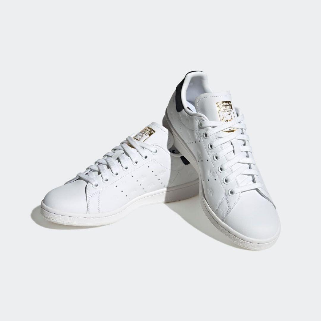 天然皮革✨新品✨【送料無料】スタンスミス 23.5 adidasゴールド　本革