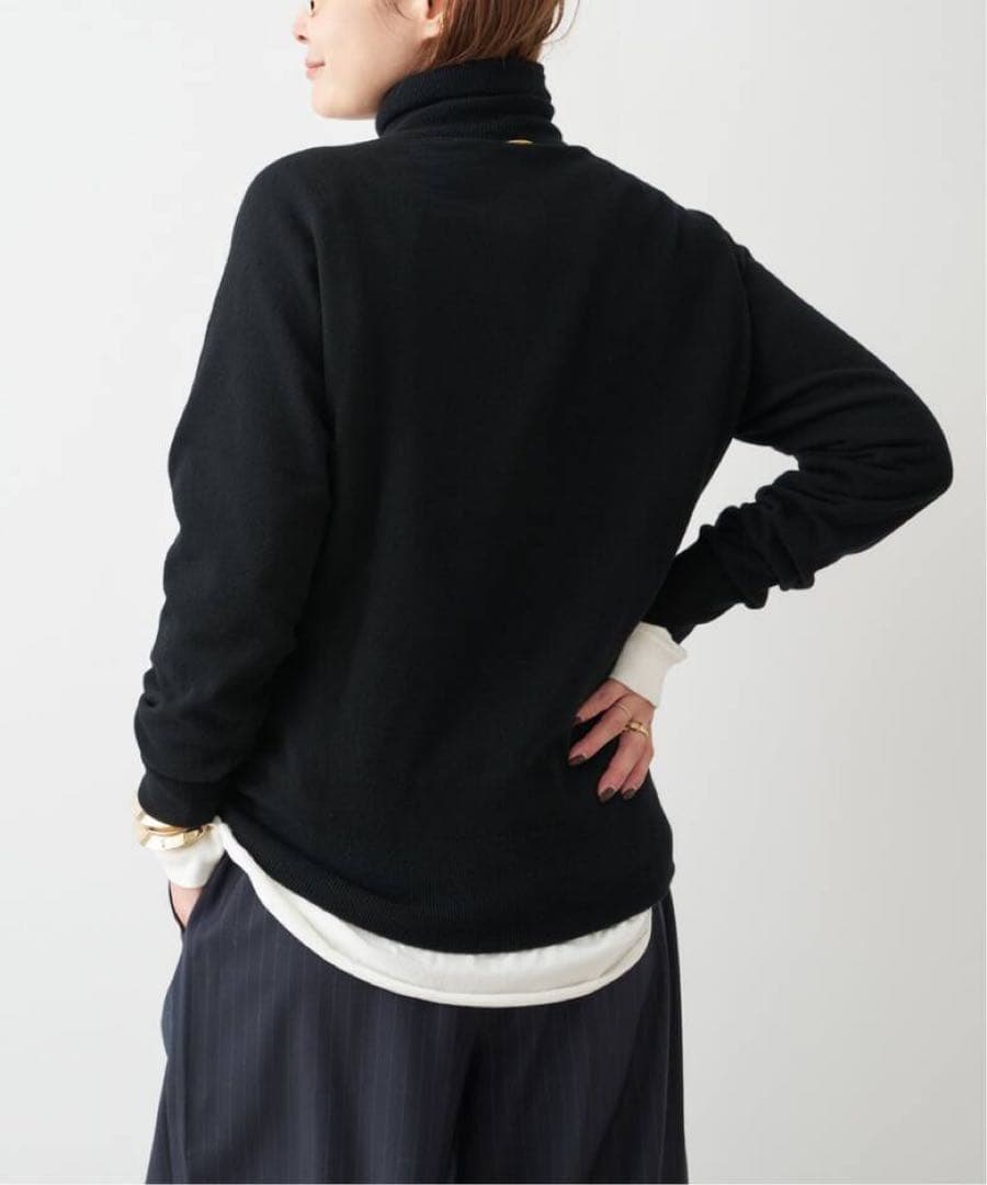 【極美品✨】ドゥーズィエムクラス　capriタートルネックプルオーバー　ブラック