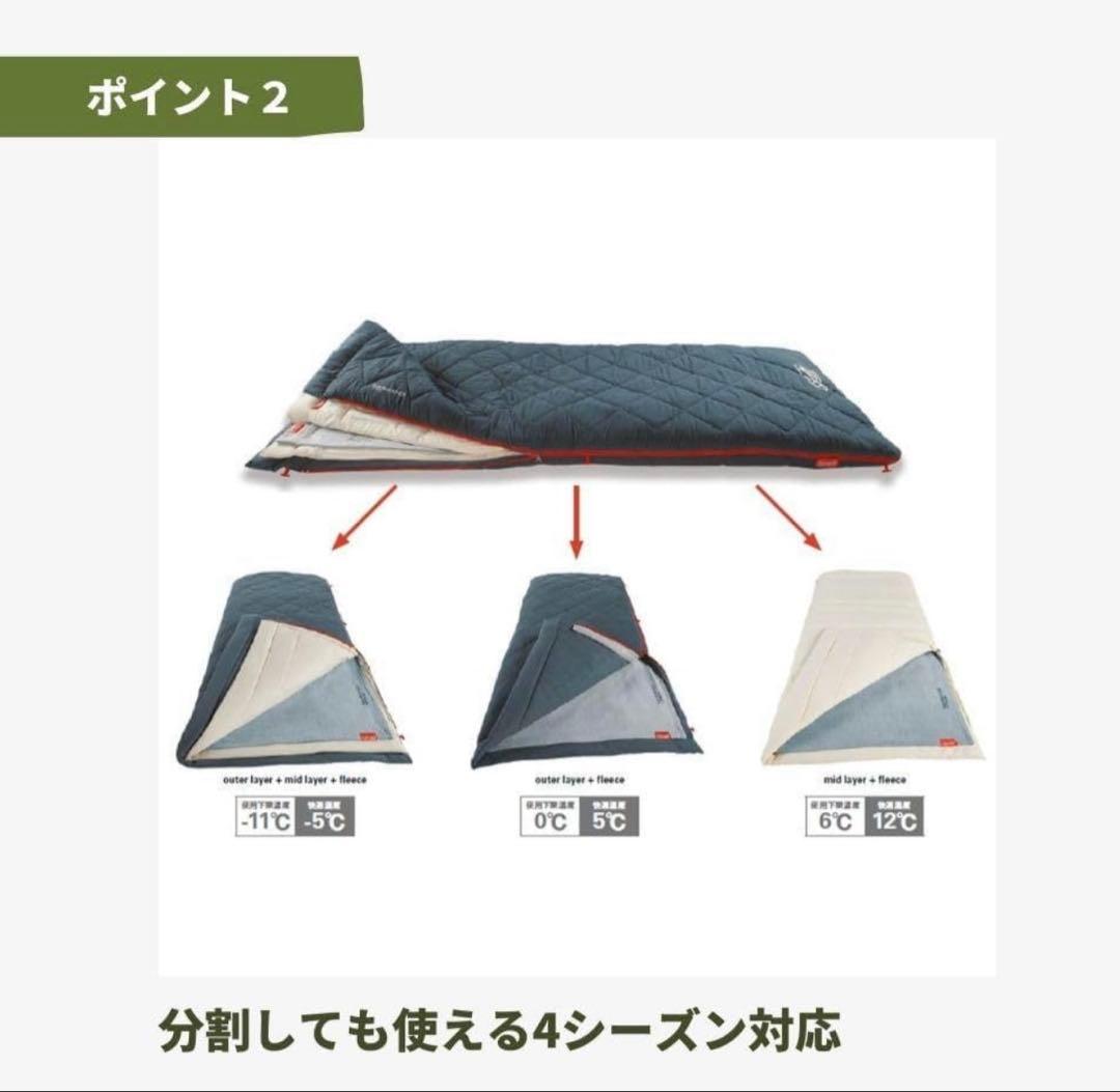 Coleman コールマン 寝袋(2個セット)