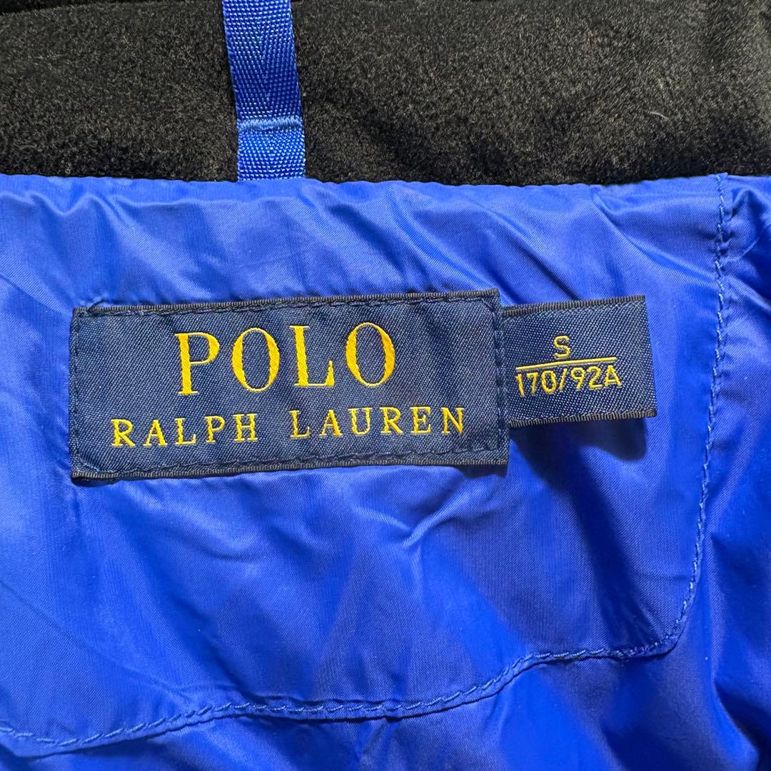 【美品】POLO RALPH LAUREN　ダウンベスト　ビッグポニー　刺繍