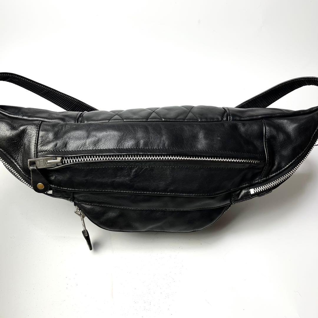 入手困難/美品✨ショット ウエストポーチ ボディバッグ ライダース ワンスター