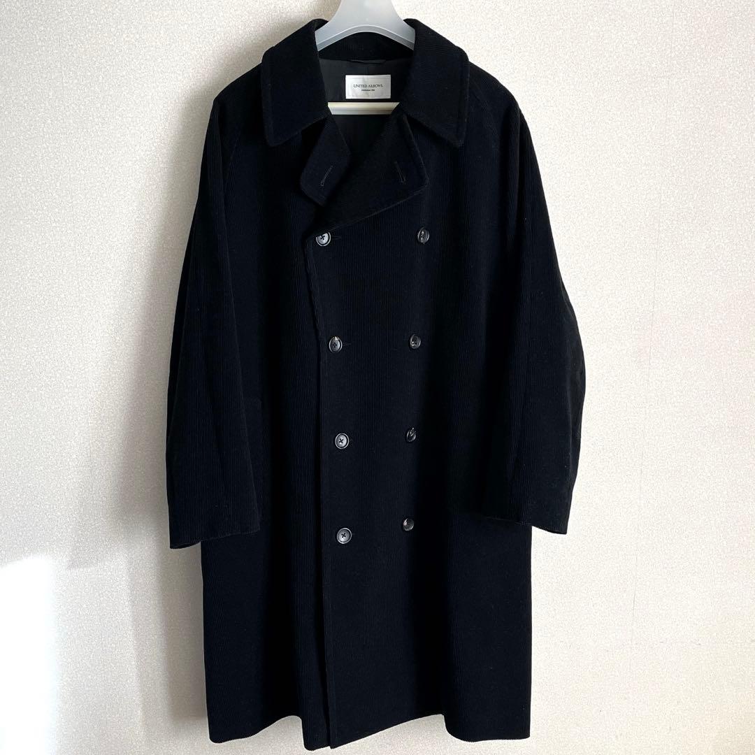 【定価¥66000】コーデュロイ トレンチコート XL ブラック チェスター