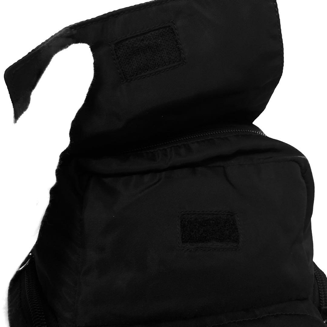 希少　美品　PRADA プラダ　リュック　バックパック　ナイロン　黒　ブラック