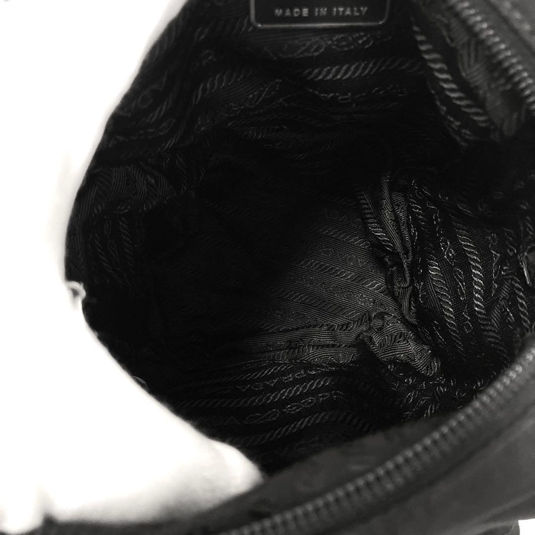 希少　美品　PRADA プラダ　リュック　バックパック　ナイロン　黒　ブラック