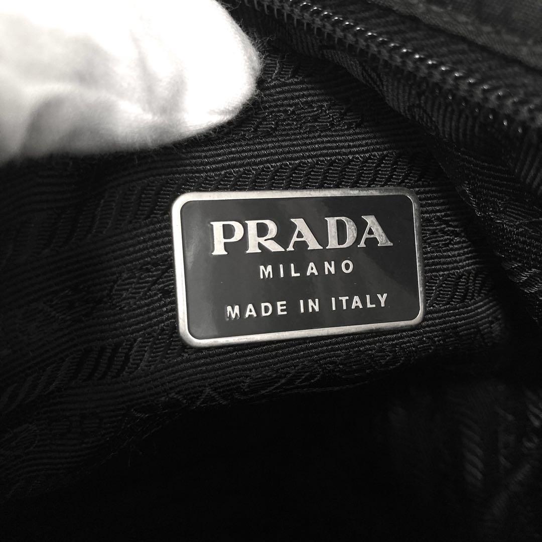 希少　美品　PRADA プラダ　リュック　バックパック　ナイロン　黒　ブラック