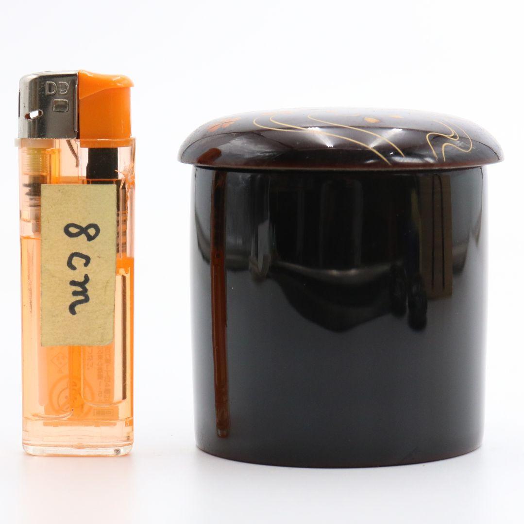佐々木麗峰作 三詠茶器 雪月花 薄茶器 金輪寺 茶道具 共箱　AP590　NT9