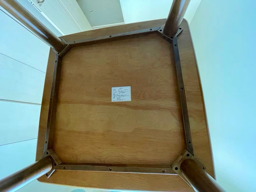 天然木ダイニングテーブル 木製 北欧 ウォールナット カフェ
