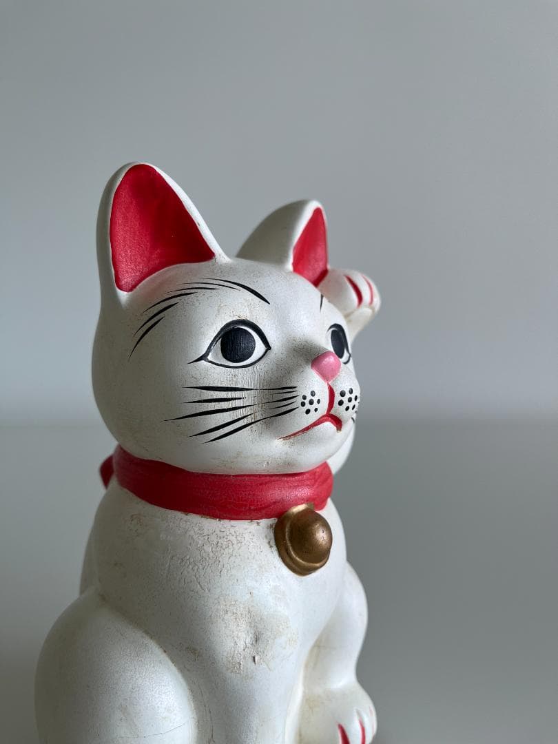 【和モダン】招き猫　レトロ　アンティーク　ヴィンテージ　【吸い込まれる瞳】