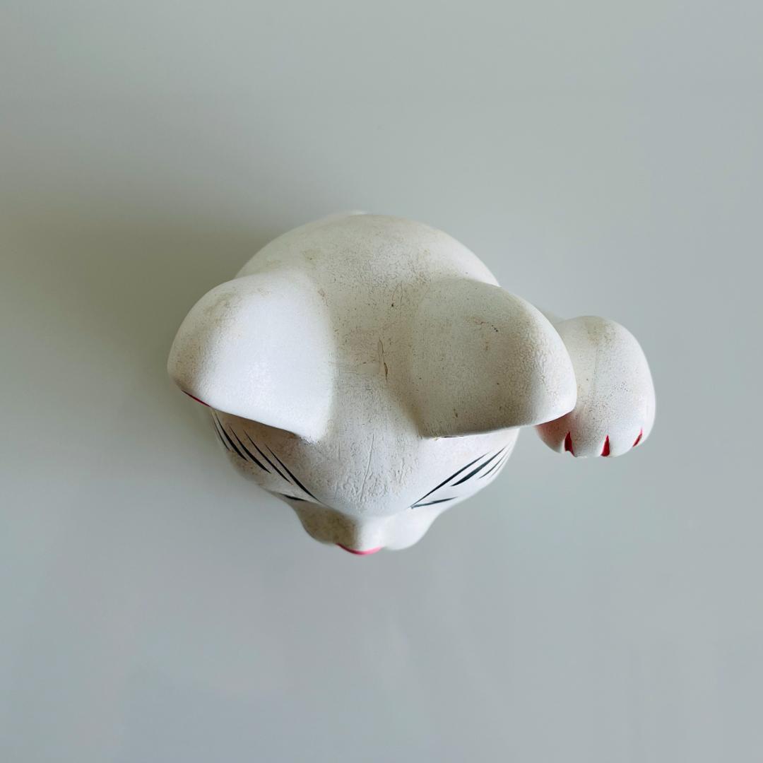 【和モダン】招き猫　レトロ　アンティーク　ヴィンテージ　【吸い込まれる瞳】