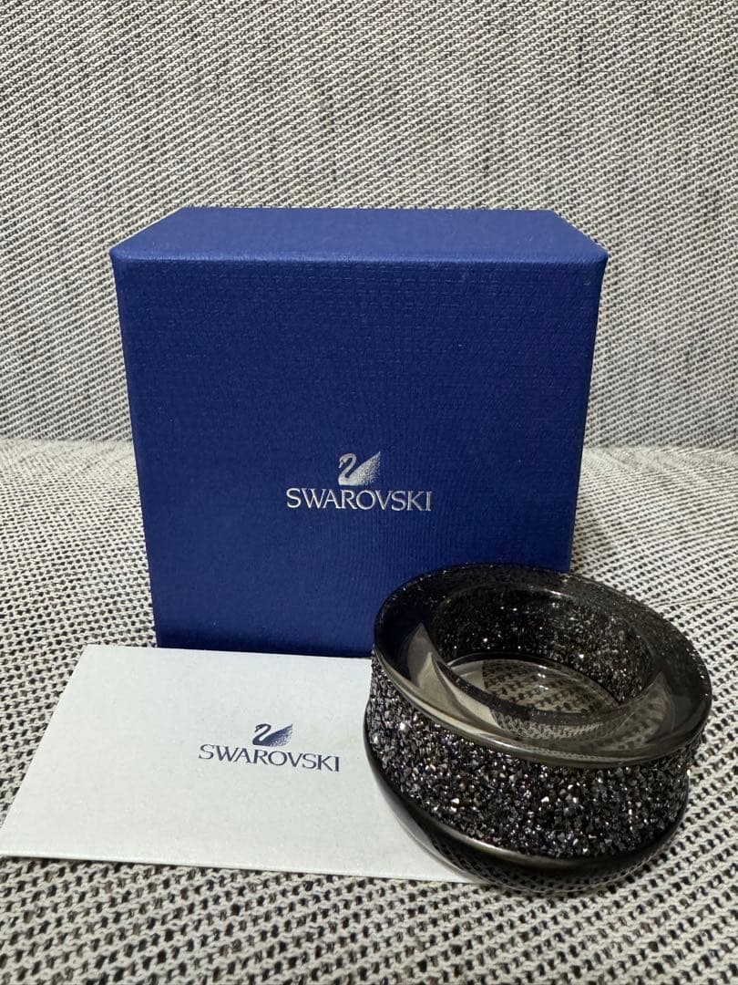 【未使用に近い】SWAROVSKI Shimmer キャンドルホルダー