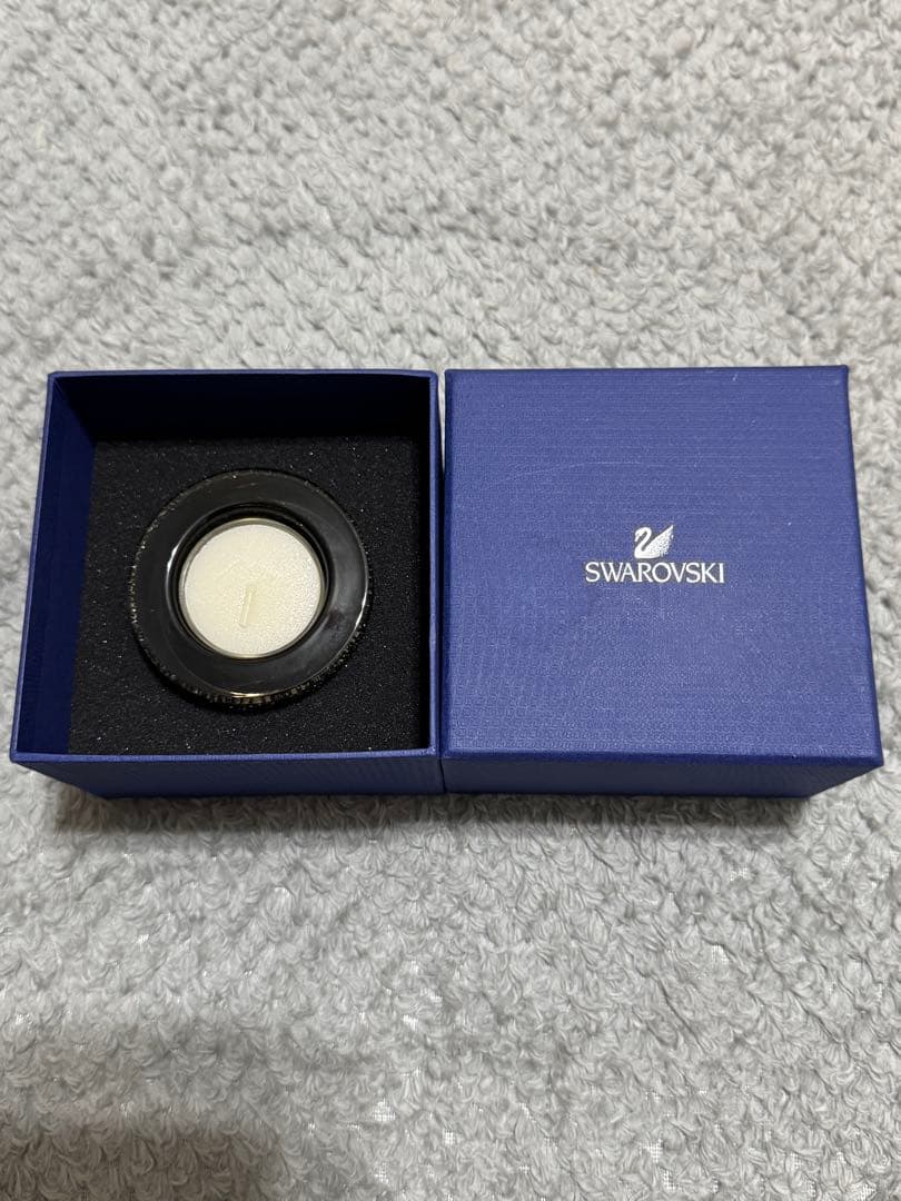 【未使用に近い】SWAROVSKI Shimmer キャンドルホルダー