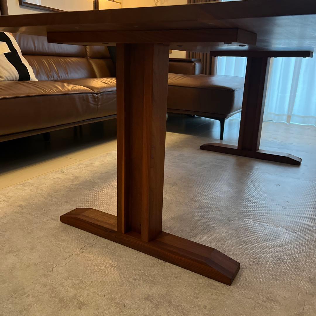 【超美品】マスターウォール ウォールナットRITS ダイニングテーブル 送料込み