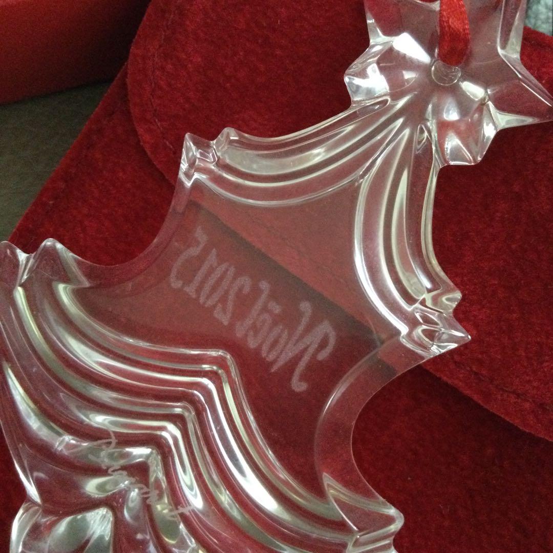 Baccarat クリスタルオーナメント クリスマスツリーNoël 2015