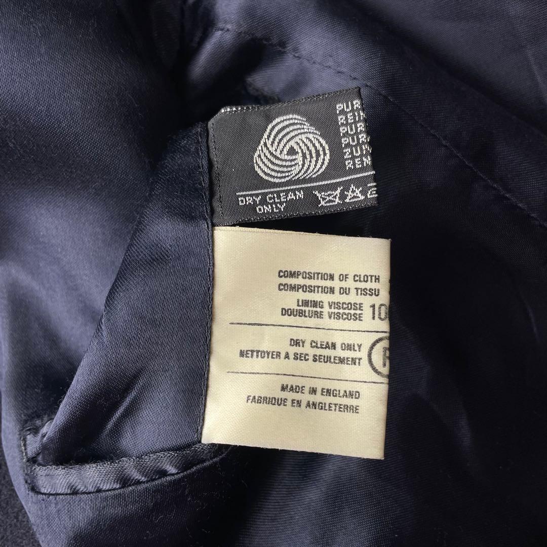 【80s HACKETT LONDON】肉厚ヘビーウェイトウール ダブル j98