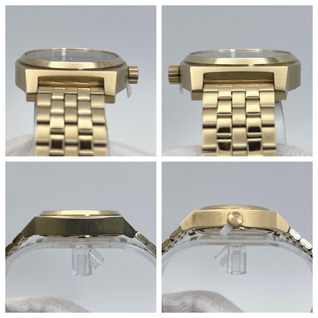 未使用 NIXON ニクソン 腕時計 ミディアム タイムテラー ライトゴールド