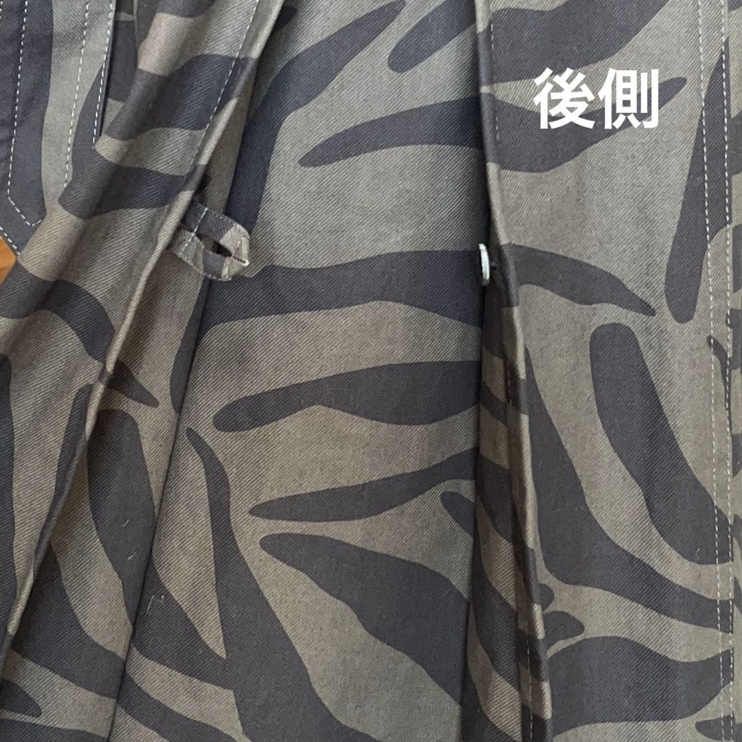 【極美品】 アクアスキュータム トレンチコート ゼブラ ライナー M カーキ