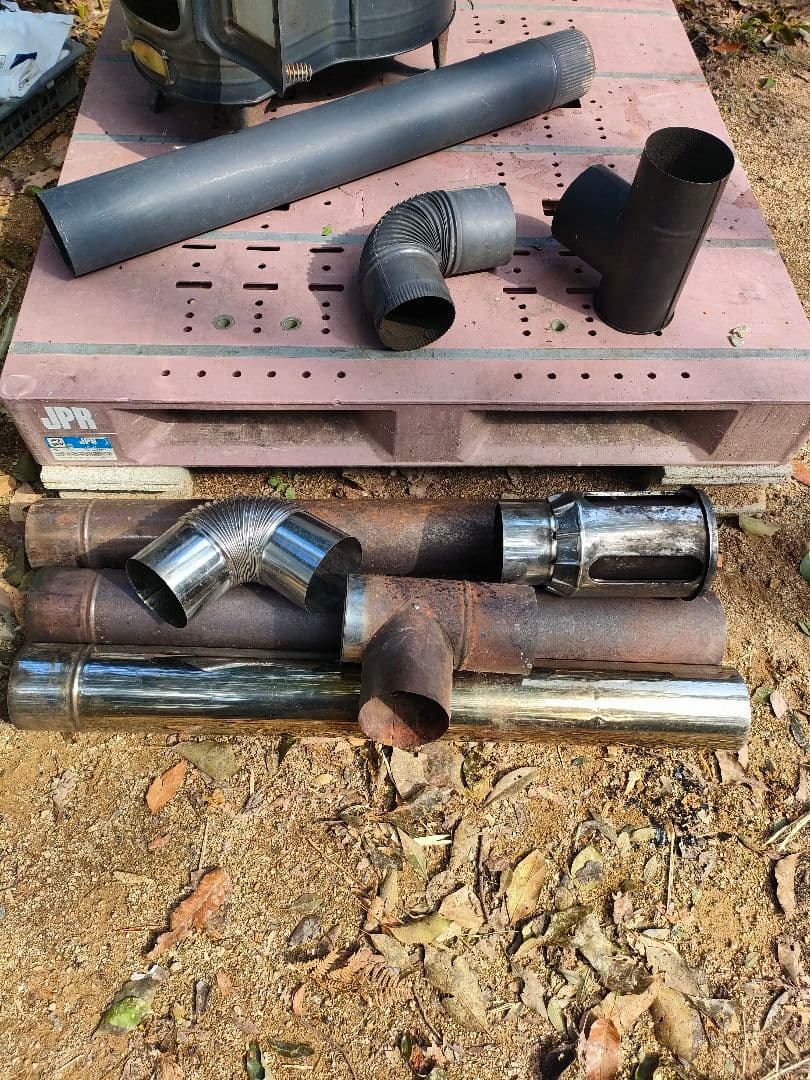 手渡し限定　薪ストーブ ホンマ 黒耐熱 オマケ付き