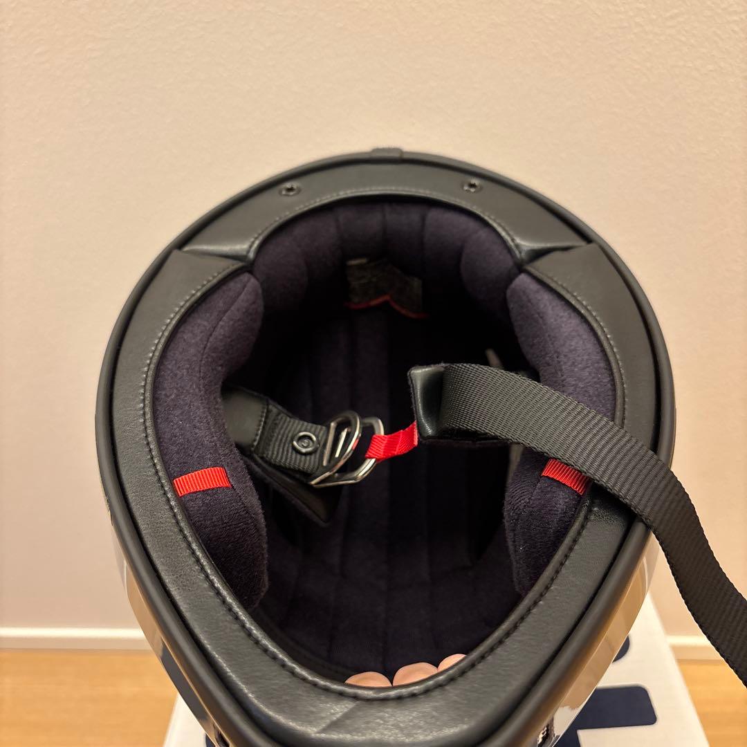 【試着のみ.社外シールド付】SHOEI EX-ZERO バサルトグレー　Mサイズ