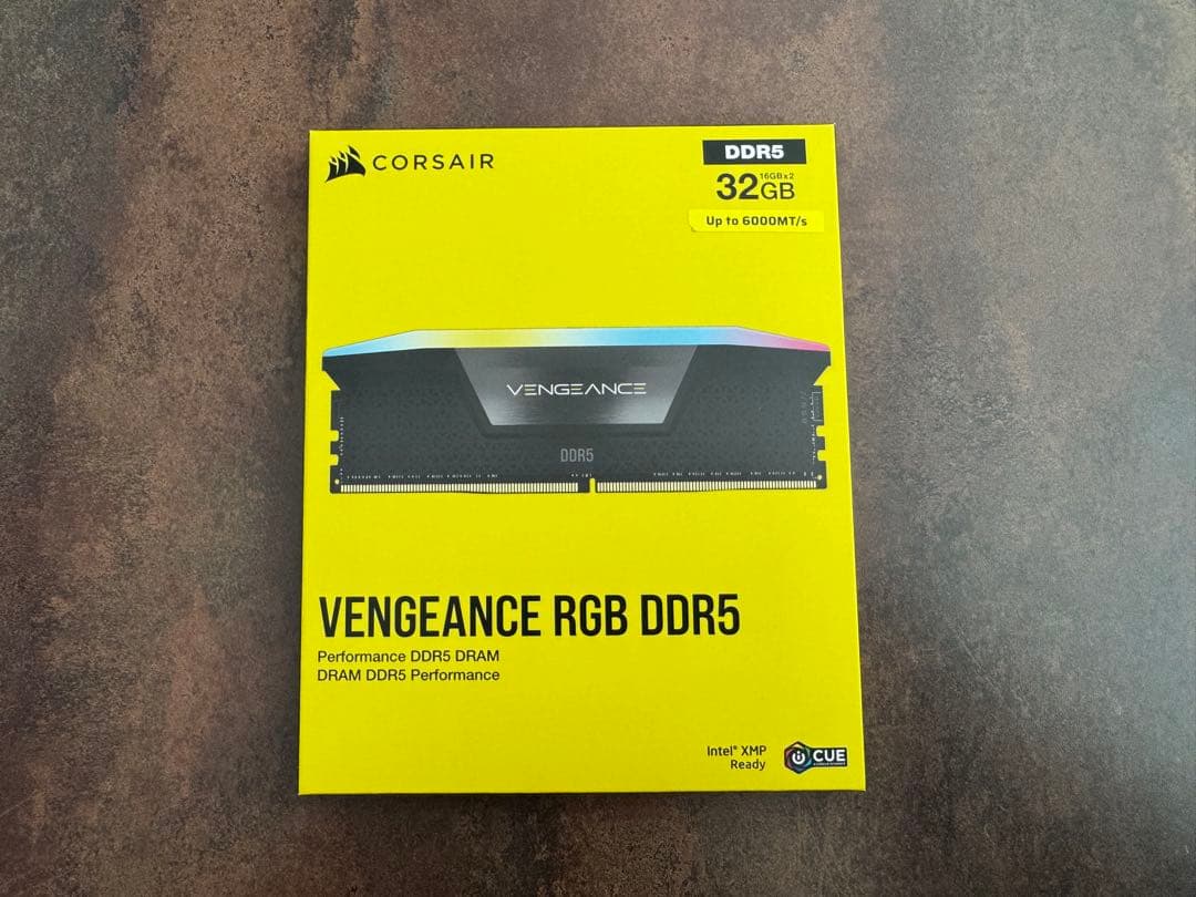 メモリー Corsair Vengeance RGB DDR5 32GB 6000MHz