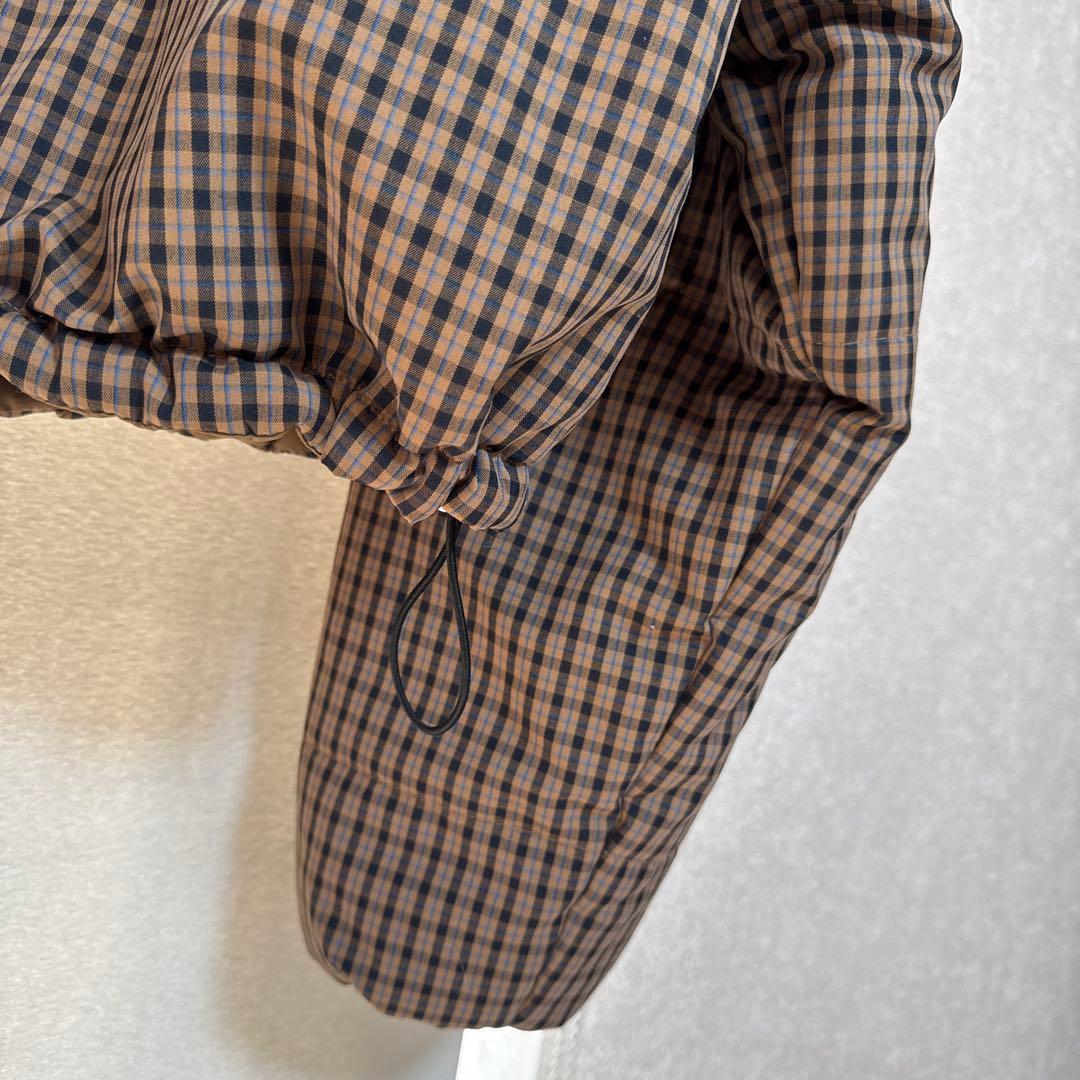 美品⭐︎ Kastaneチェック中綿リバーシブル アウター　S