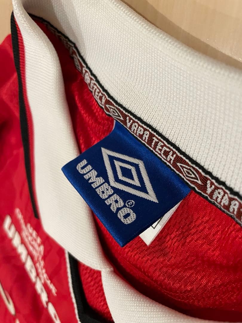 1999年 マンチェスターU ベッカム CL優勝　ユニフォーム #7