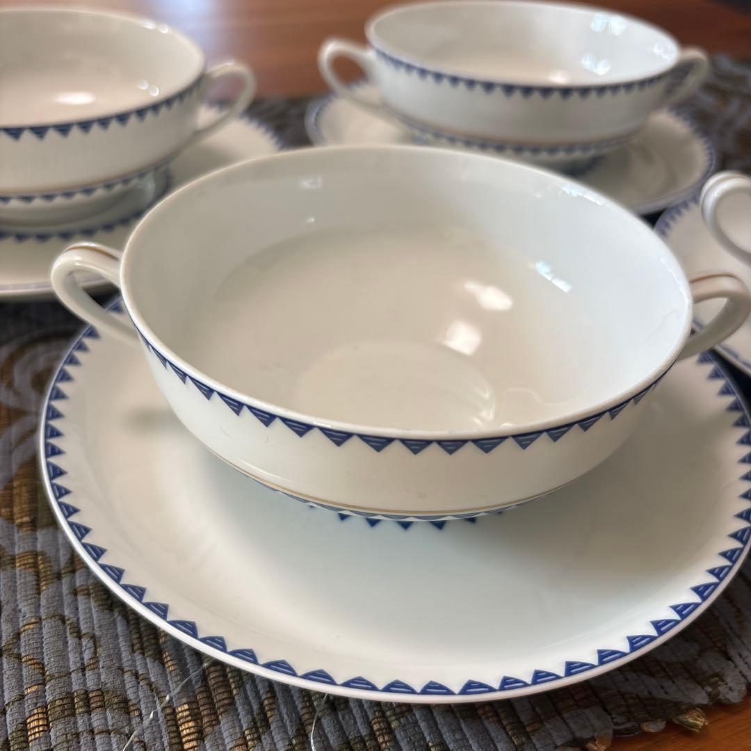 超レア⭐︎新品 ル・コルドン・ブルー スープ皿&ソーサー　4客セット