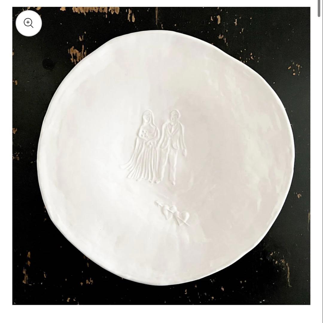 【廃盤】Astier de Villatte 大皿 新婚 カップル