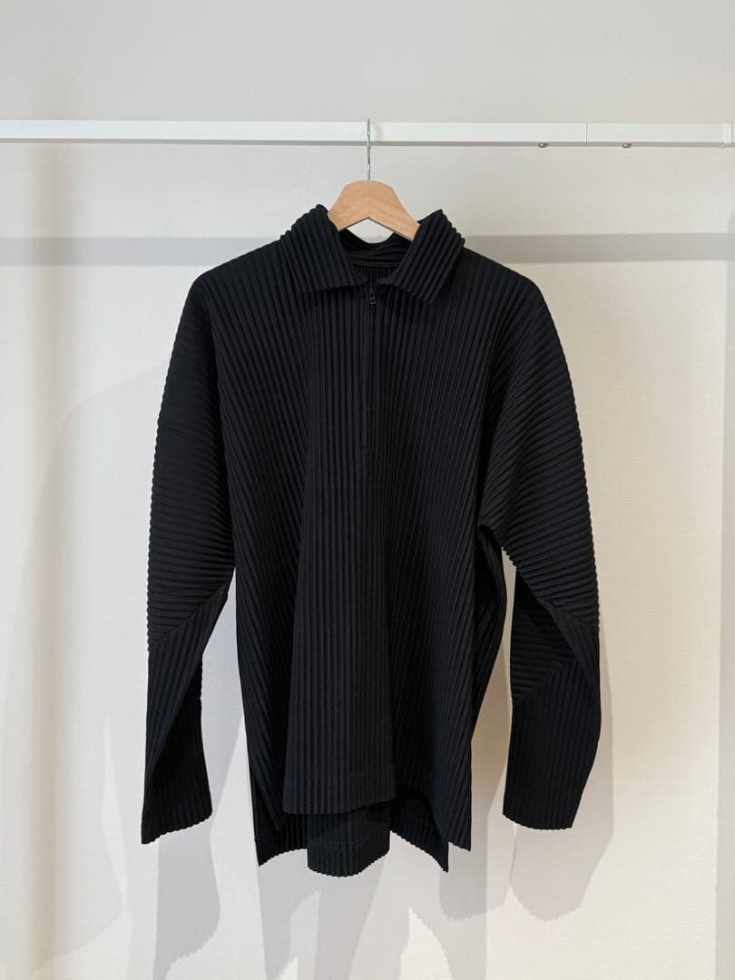 HOMME PLISSE ISSEY MIYAKE ハーブジップポロシャツ