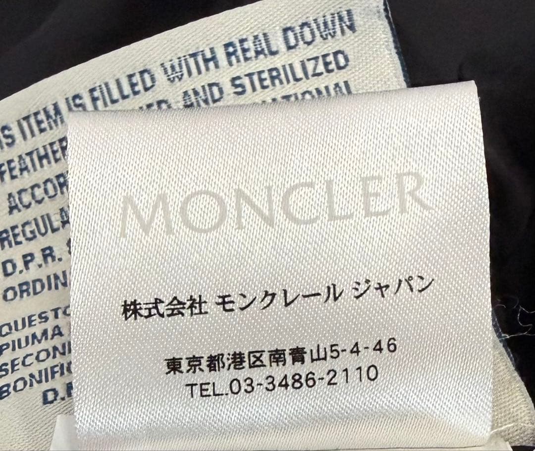 ［新品同様］モンクレール　レディース　ダウンジャケット　ブラック