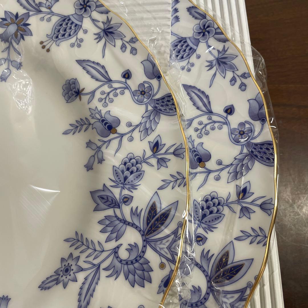 Noritake ノリタケ ブルーソレンティーノ　ディナー皿5枚 箱入り新品